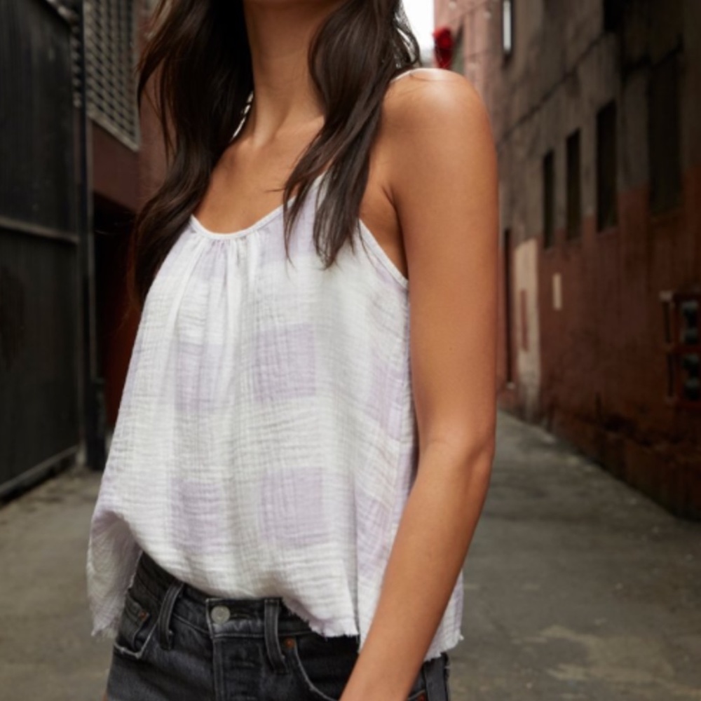 Nation LTD - Millie Cami in Check Print